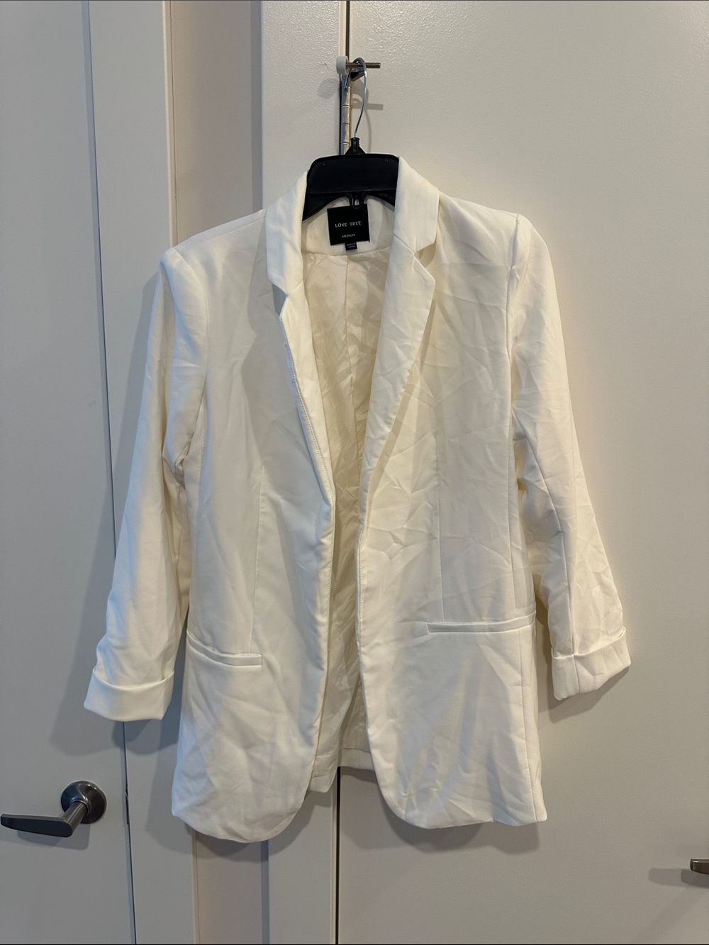 Cream blazer